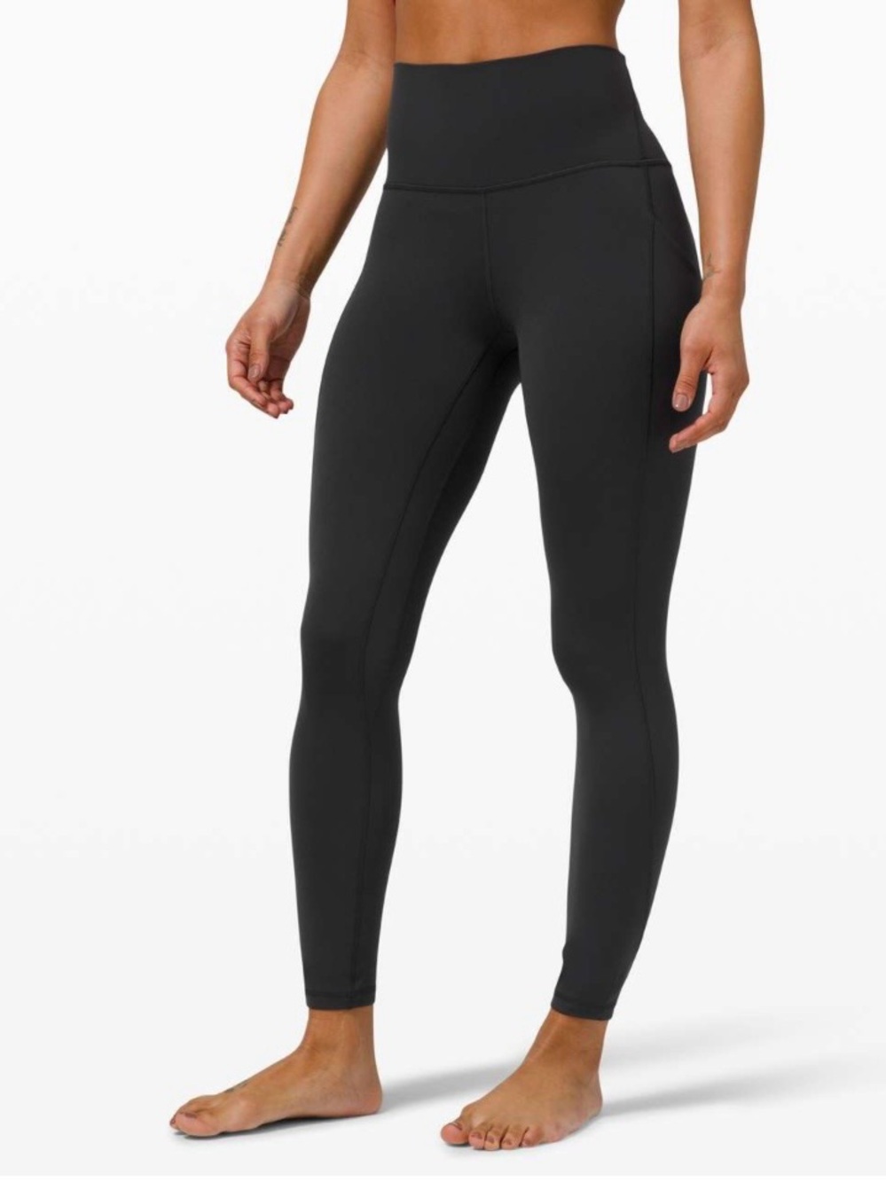 Lululemon Align High Rise Pant with Pockets 25" black W5DCES size 6 line new